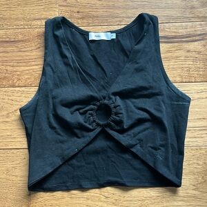 Adika size small black crop top